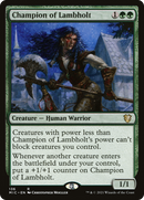 {R} Champion of Lambholt [Innistrad: Midnight Hunt Commander][MIC 136]