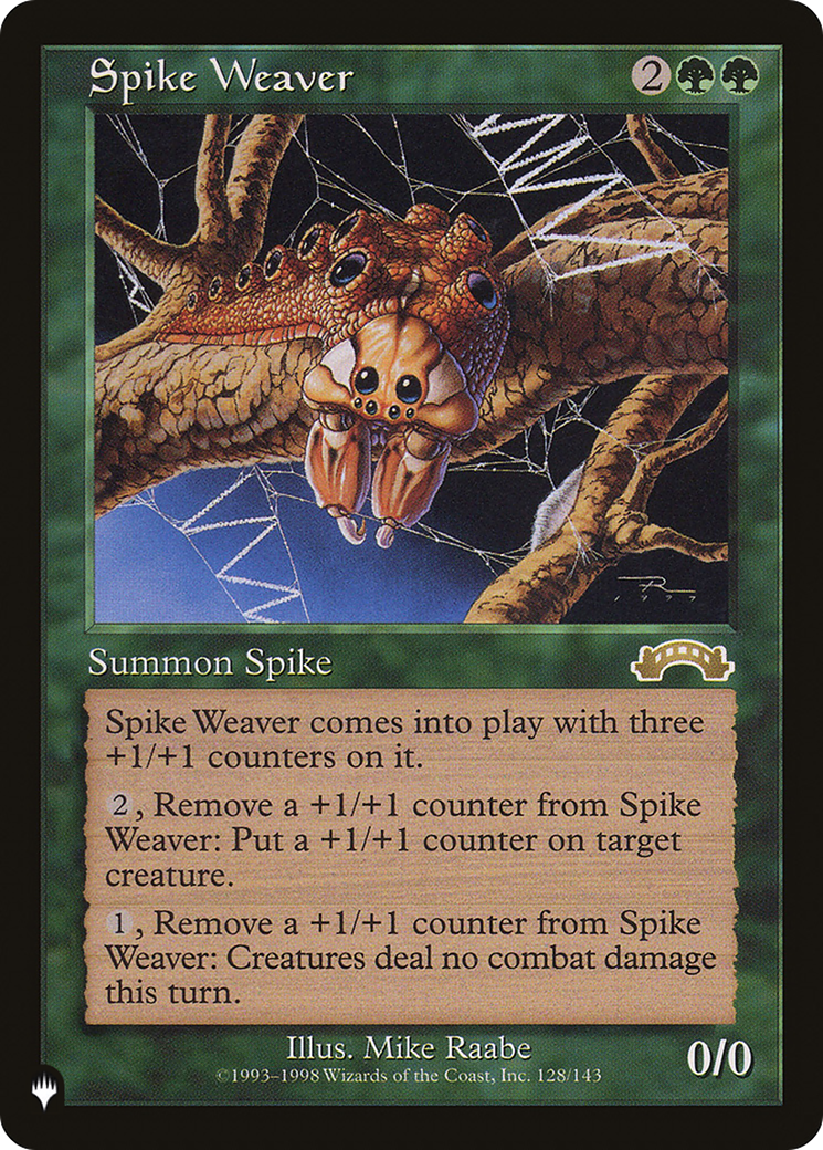 Spike Weaver [LIST 128/143]