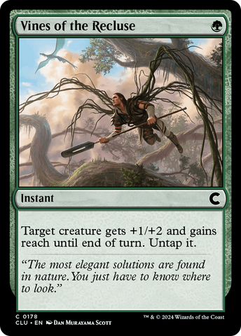 {C} Vines of the Recluse [Ravnica: Clue Edition][CLU 178]