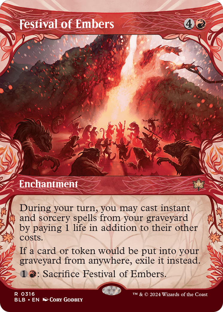 {@R} Festival of Embers (Showcase) [Bloomburrow][BLB 316]