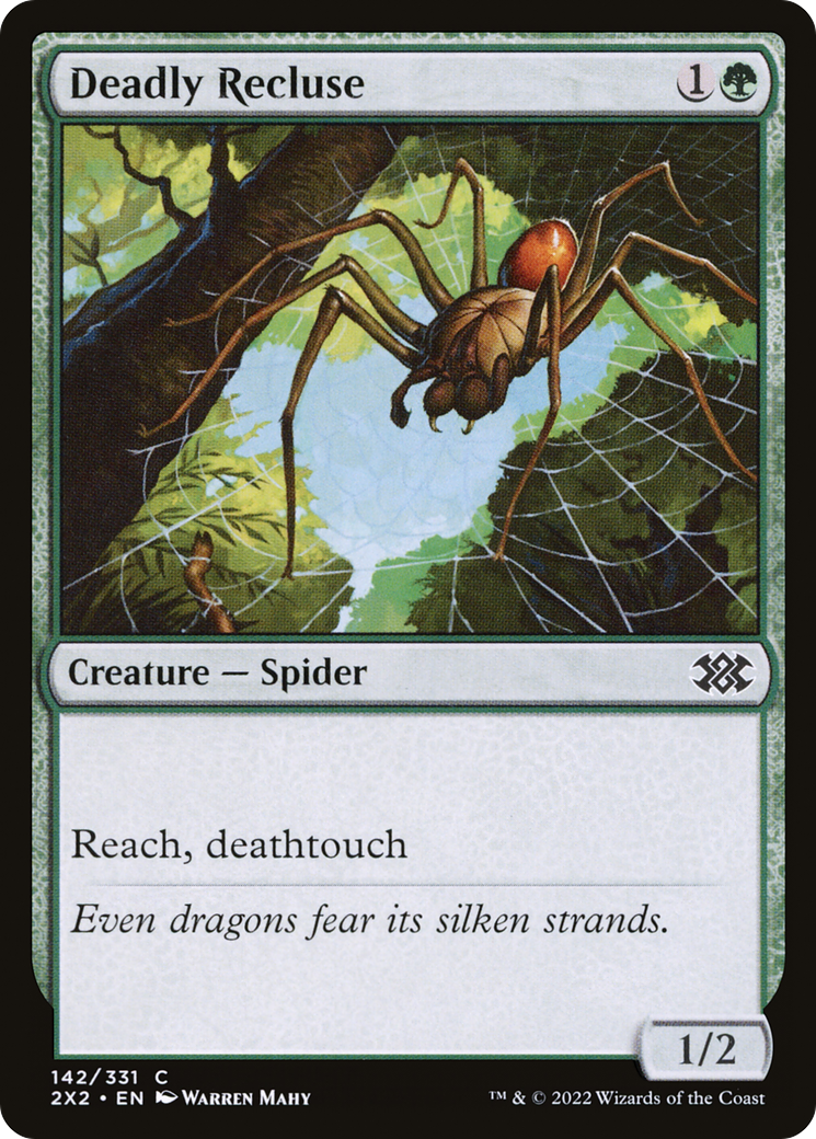 {C} Deadly Recluse [Double Masters 2022][2X2 142]