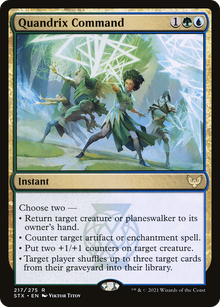 {R} Quandrix Command [Strixhaven: School of Mages][STX 217]