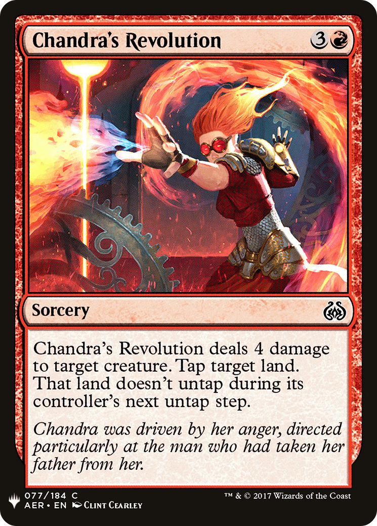 {C} Chandra's Revolution [Mystery Booster][LS AER 077]