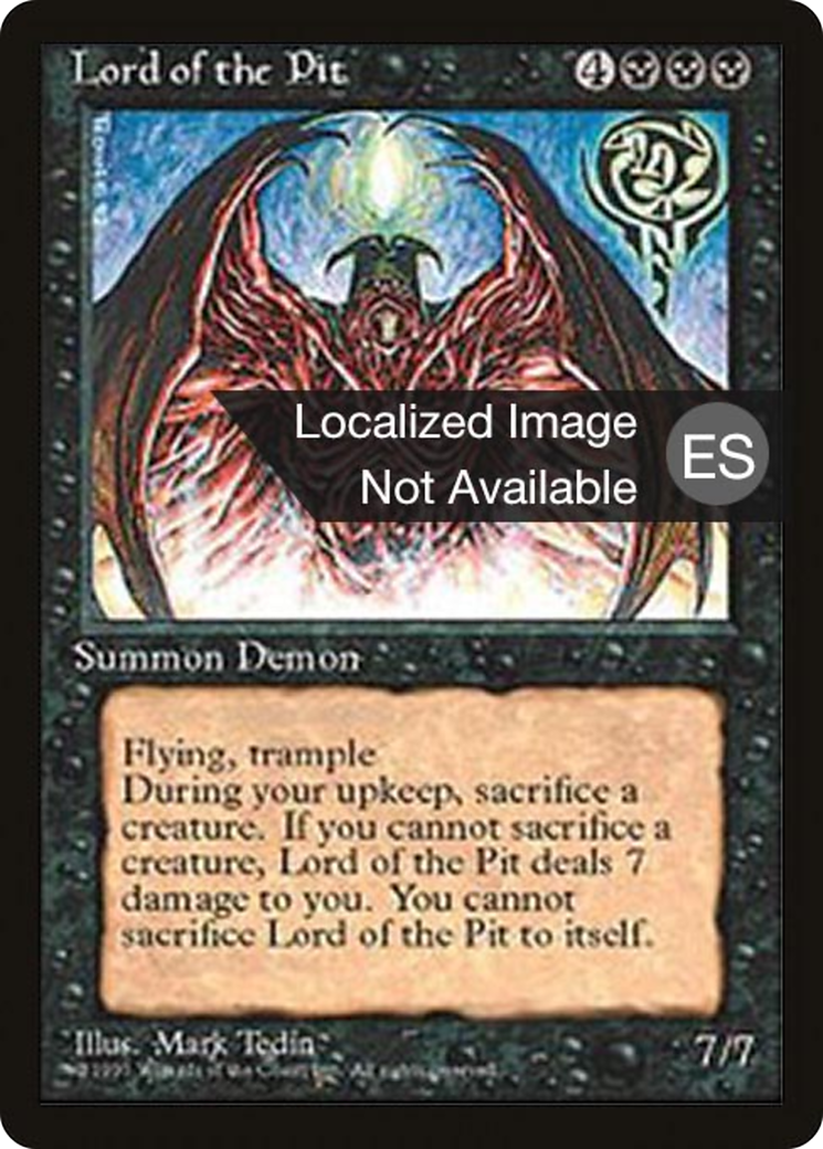 {F} Lord of the Pit [Fourth Edition (Foreign Black Border)][FBB 4ED 144]