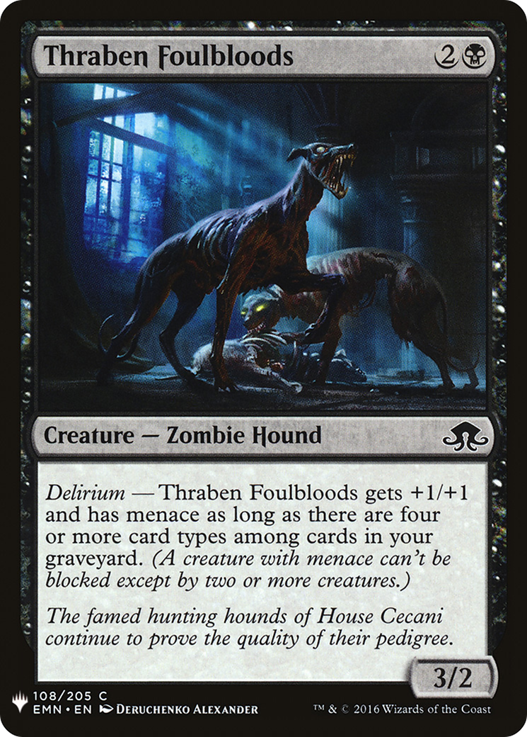 {C} Thraben Foulbloods [Mystery Booster][LS EMN 108]