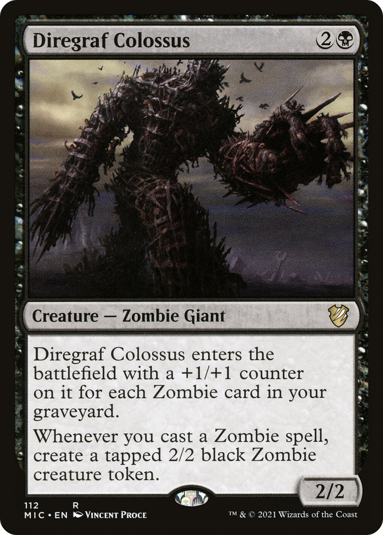 {R} Diregraf Colossus [Innistrad: Midnight Hunt Commander][MIC 112]