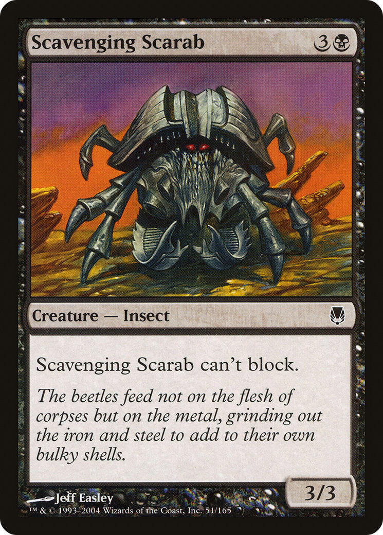 {C} Scavenging Scarab [Darksteel][DST 051]