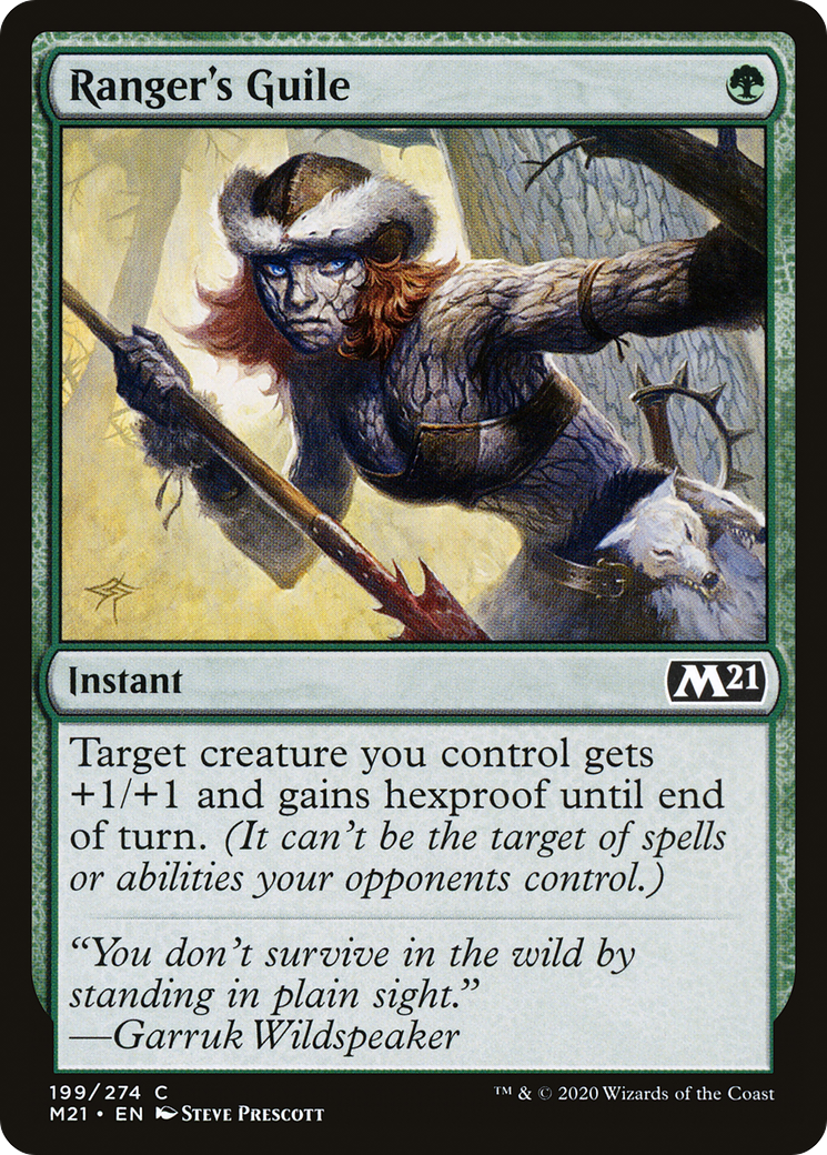 {C} Ranger's Guile [Core Set 2021][M21 199]