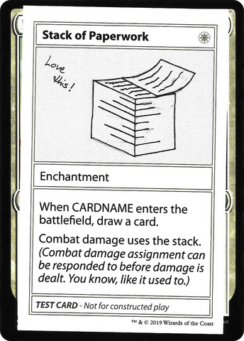 {R} Stack of Paperwork (2021 Edition) [Mystery Booster Playtest Cards][CMB1 013]