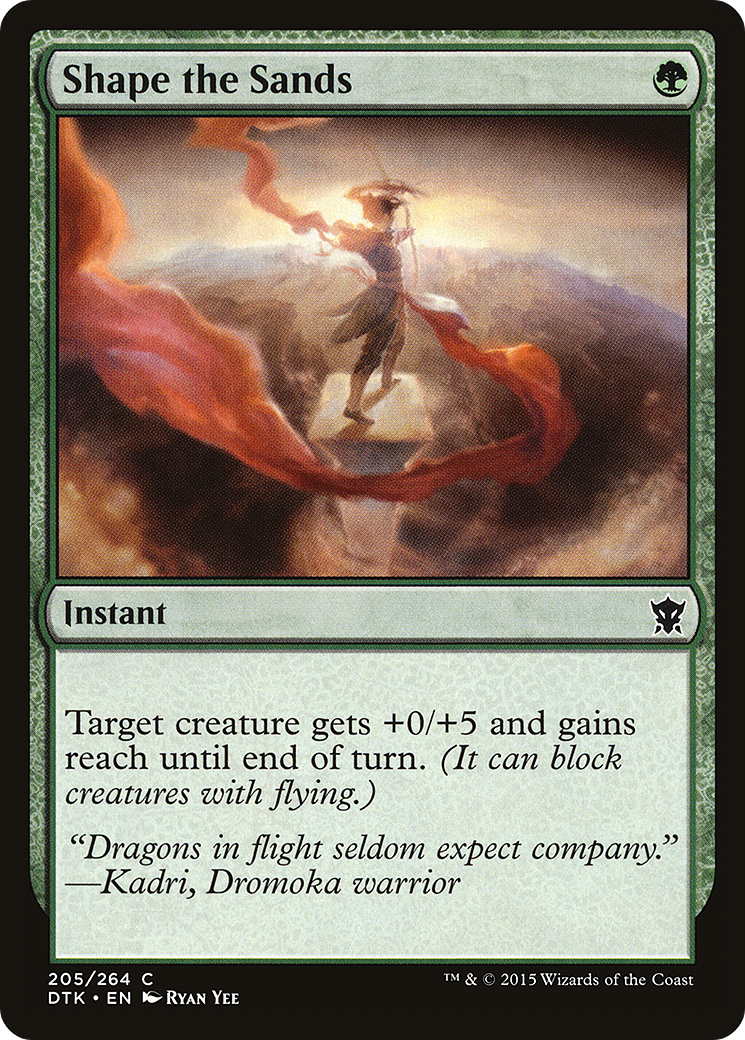{C} Shape the Sands [Dragons of Tarkir][DTK 205] - Misty Mountain Games
