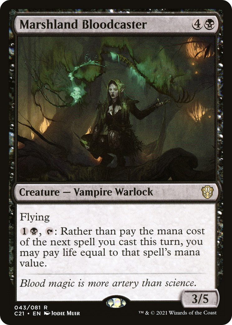 {R} Marshland Bloodcaster [Commander 2021][C21 043]