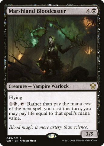 {R} Marshland Bloodcaster [Commander 2021][C21 043]