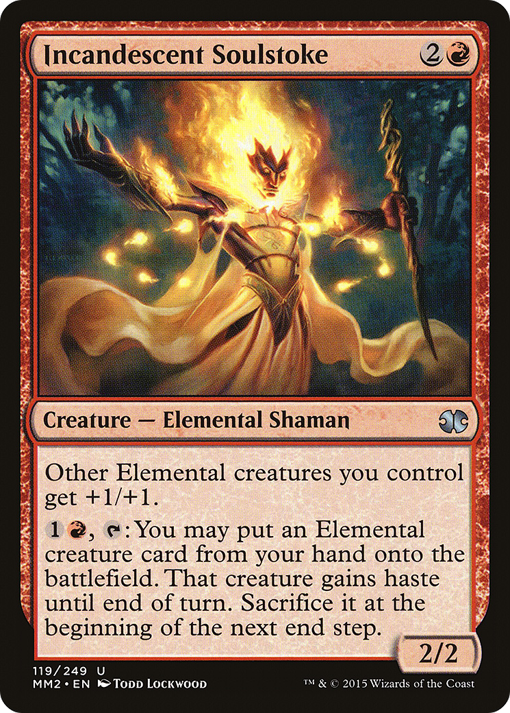 {C} Incandescent Soulstoke [Modern Masters 2015][MM2 119]