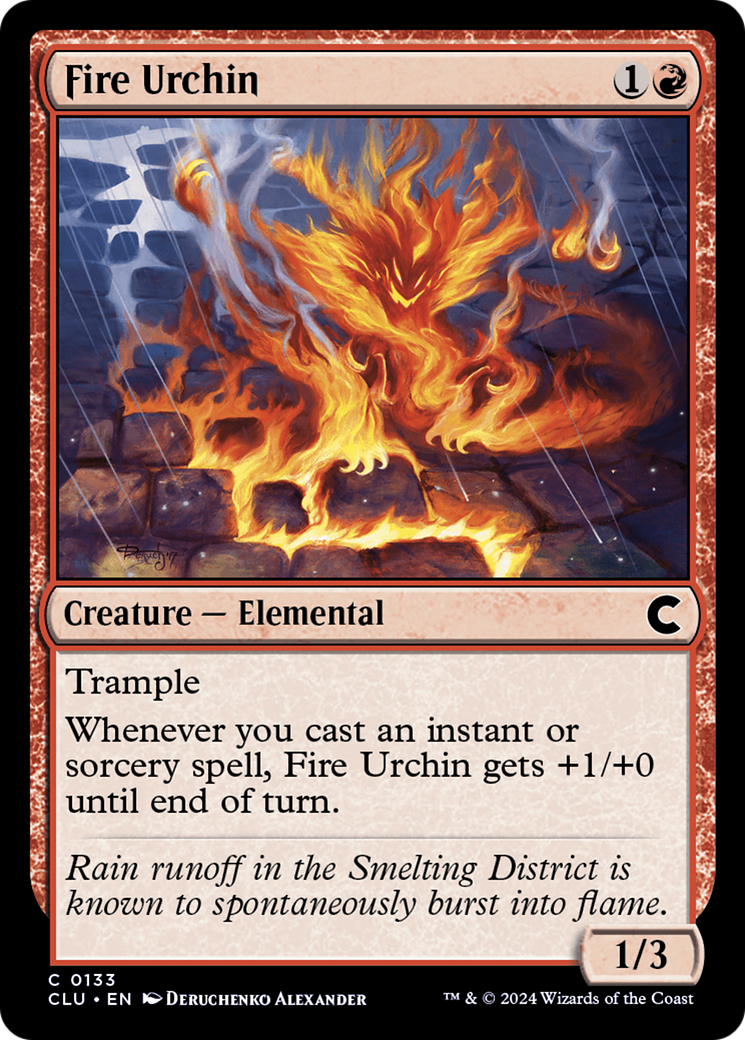 {C} Fire Urchin [Ravnica: Clue Edition][CLU 133]