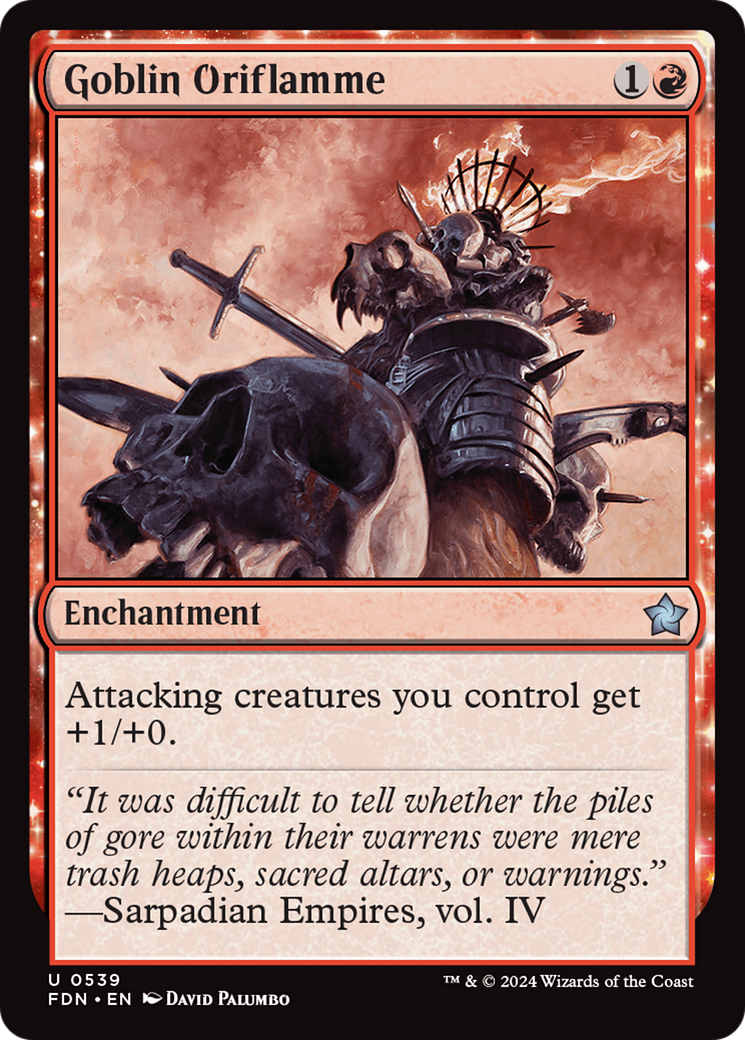 {@C} Goblin Oriflamme [Foundations][FDN 539]