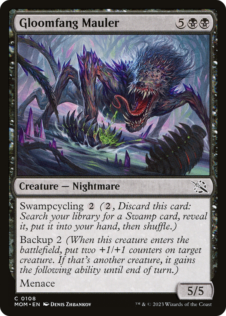 {C} Gloomfang Mauler [March of the Machine][MOM 108]
