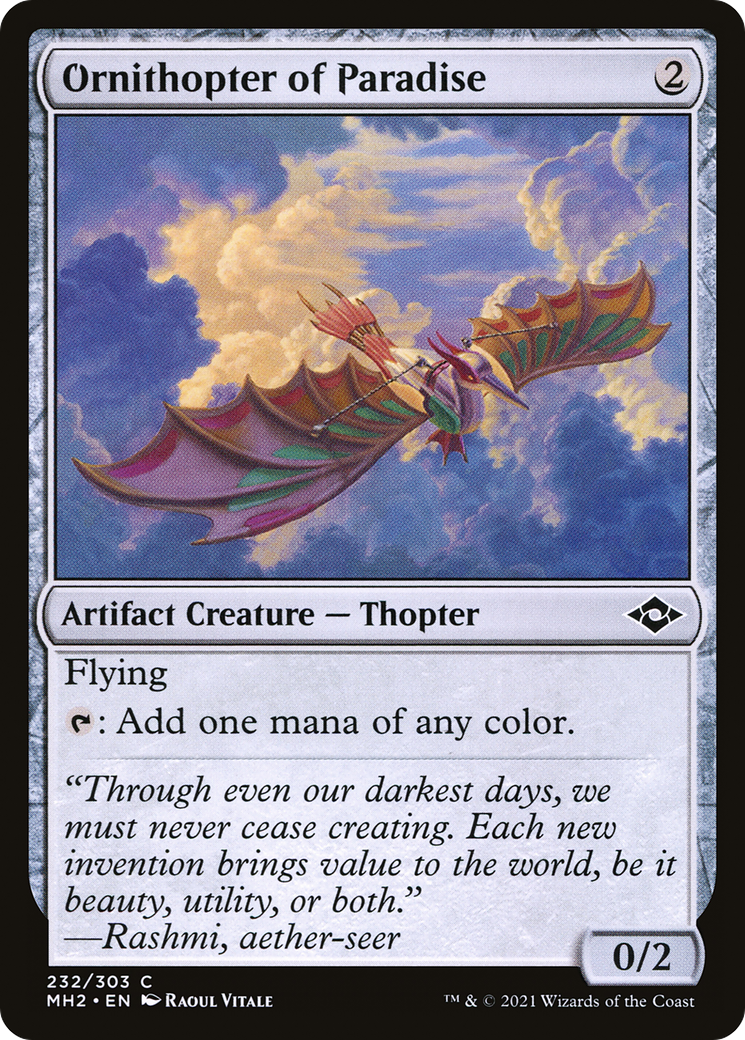 {C} Ornithopter of Paradise (Foil) [Modern Horizons 2] [MH2 232]