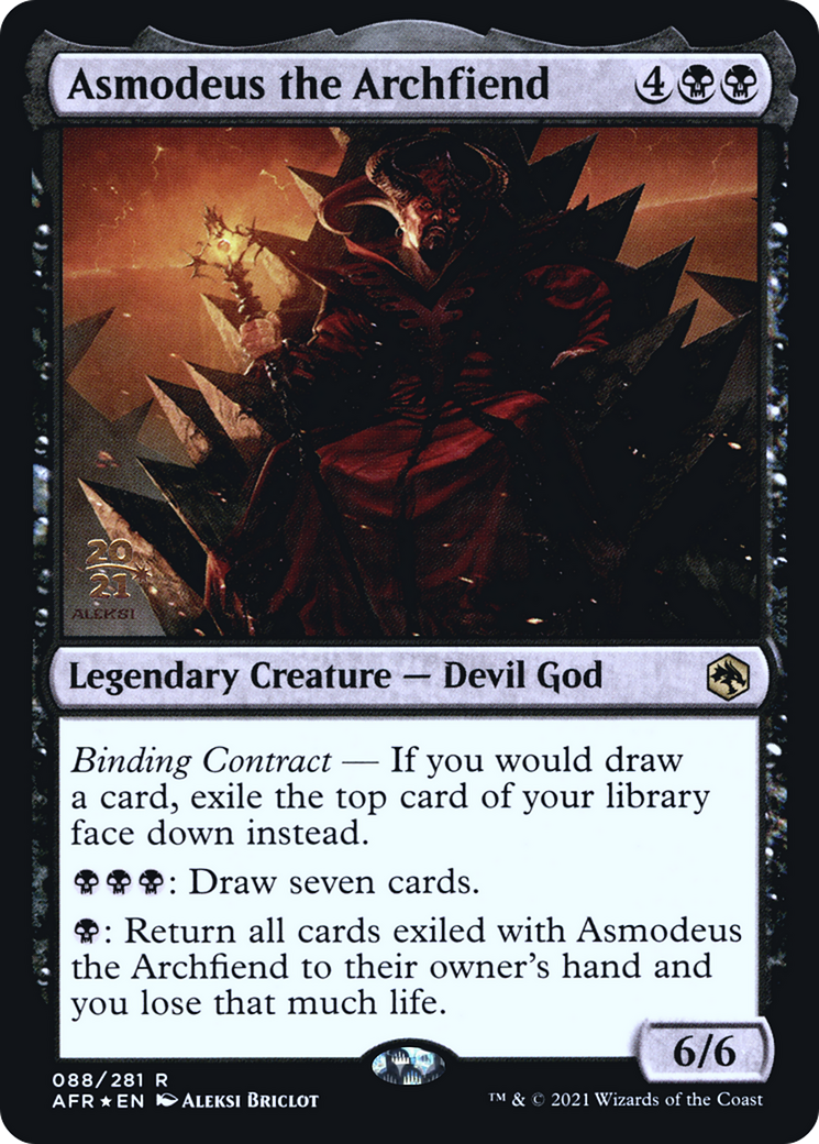 {R} Asmodeus the Archfiend [Dungeons & Dragons: Adventures in the Forgotten Realms Prerelease Promos][PR AFR 088]
