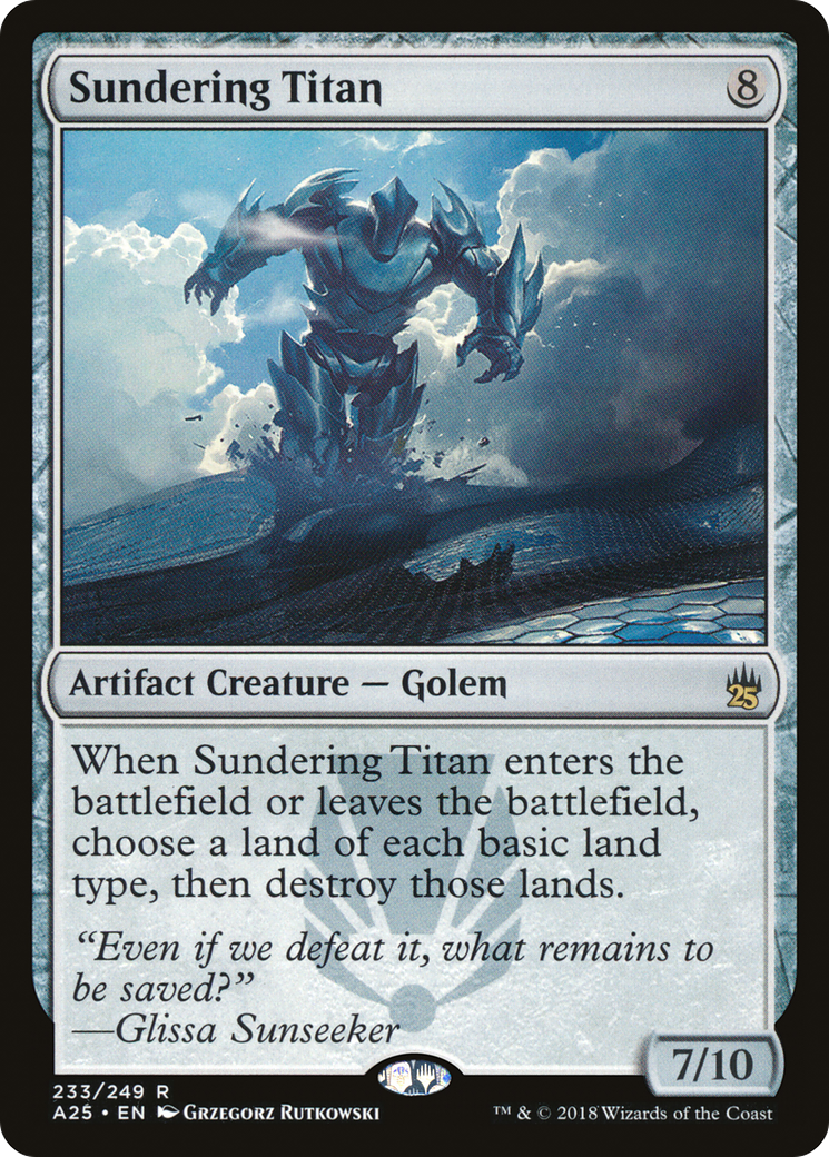 {R} Sundering Titan [Masters 25][A25 233]