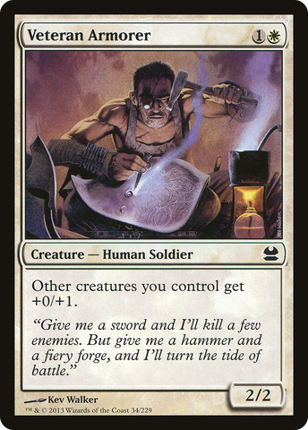{C} Veteran Armorer [Modern Masters][MMA 034]