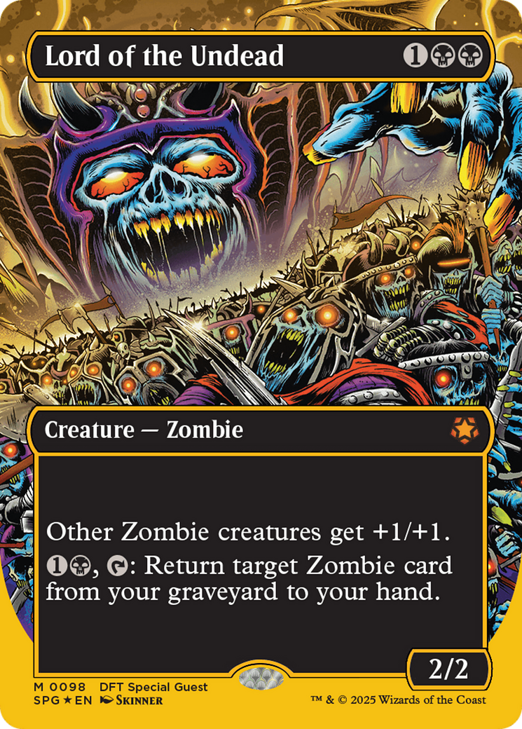 {R} Lord of the Undead (Borderless) (First-Place Foil) [Aetherdrift Special Guests][SPG 098]