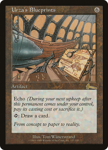 {R} Urza's Blueprints [Urza's Legacy][ULG 137]
