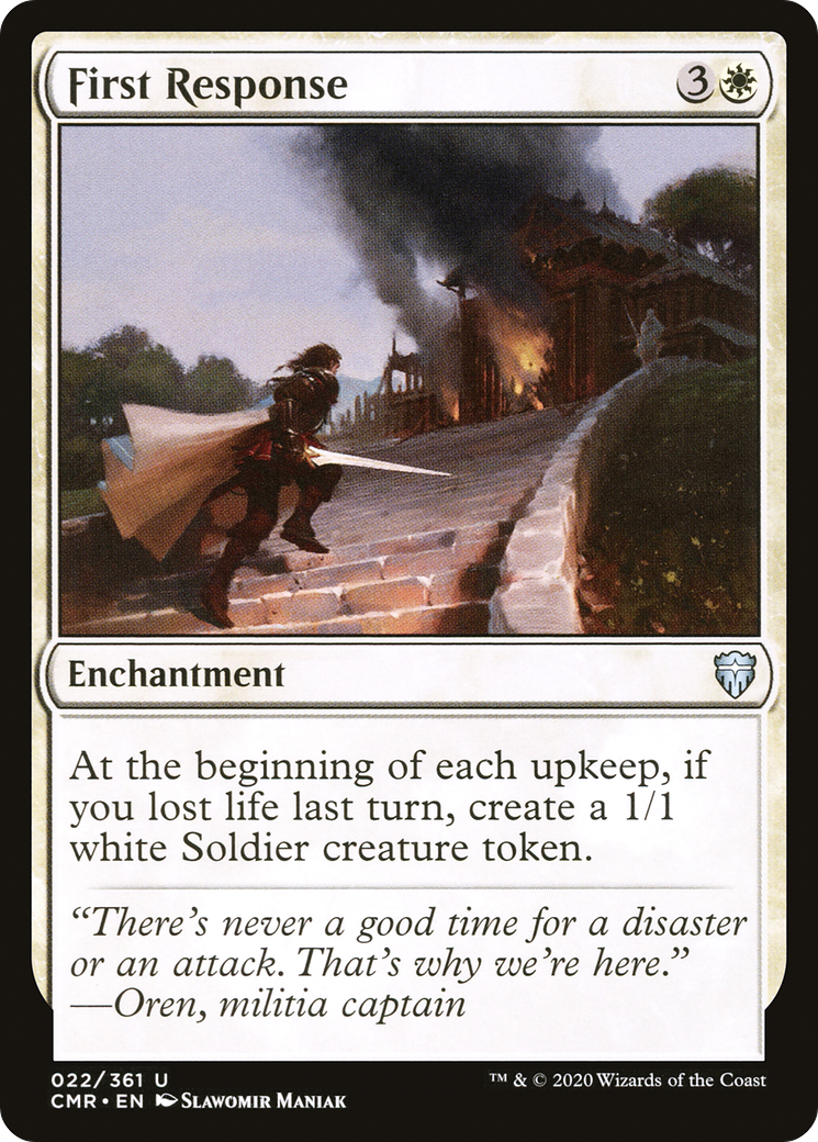 {C} First Response [Commander Legends][CMR 022]