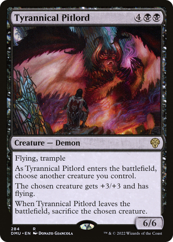 {R} Tyrannical Pitlord [Dominaria United][DMU 284]