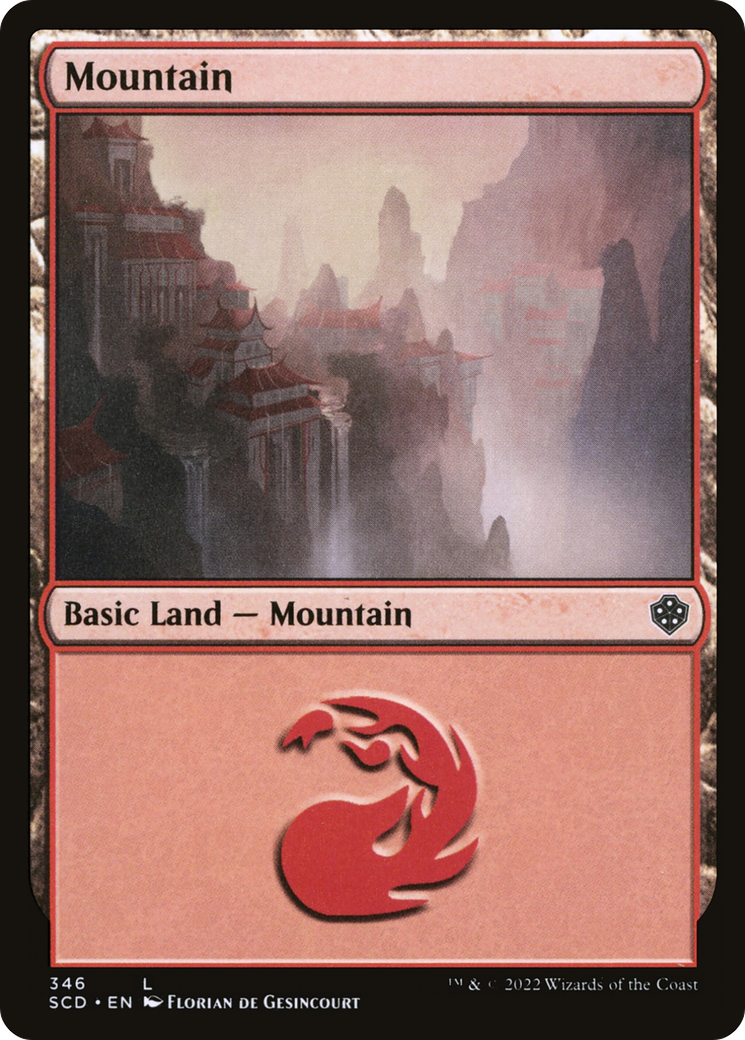 {B}[SCD 346] Mountain (346) [Starter Commander Decks]