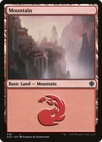{B}[SCD 346] Mountain (346) [Starter Commander Decks]