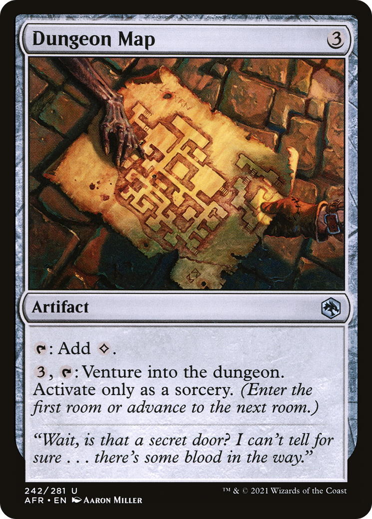 {C} Dungeon Map [Dungeons & Dragons: Adventures in the Forgotten Realms][AFR 242]