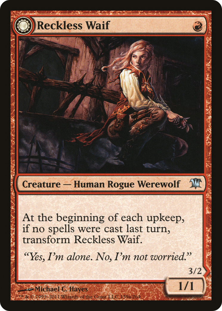 {C} Reckless Waif // Merciless Predator [Innistrad][ISD 159]