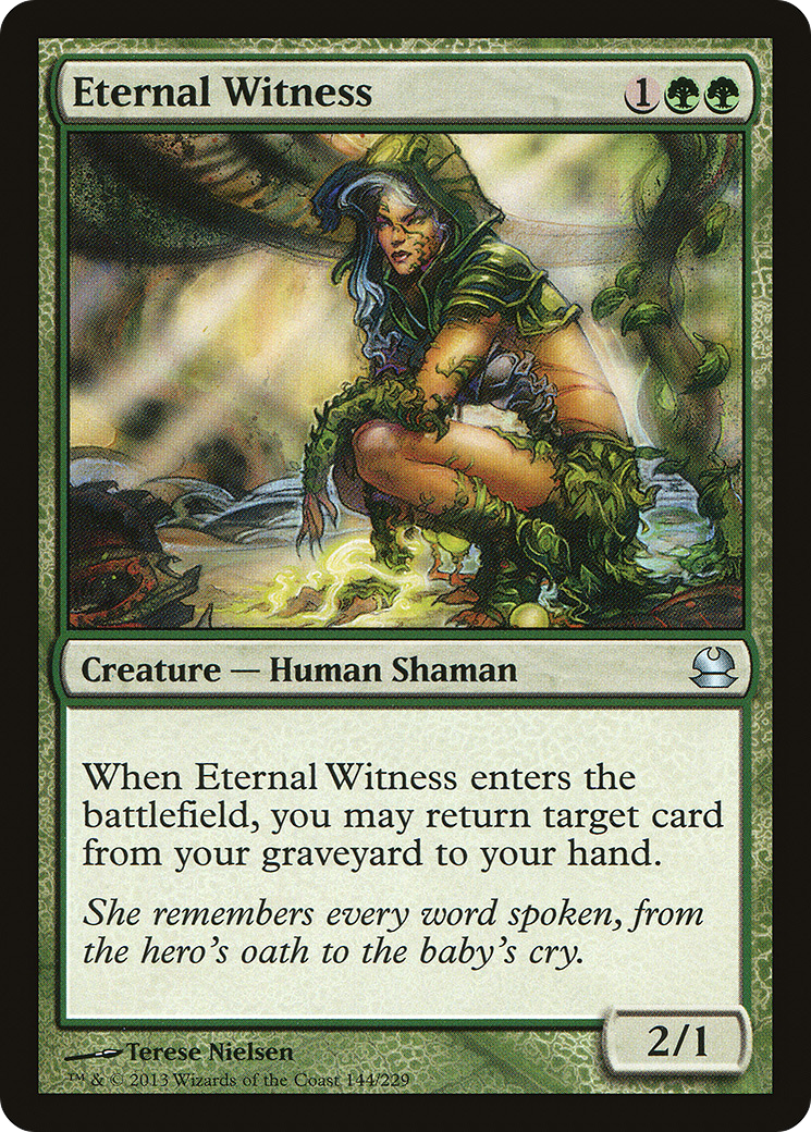 {C} Eternal Witness [Modern Masters][MMA 144]