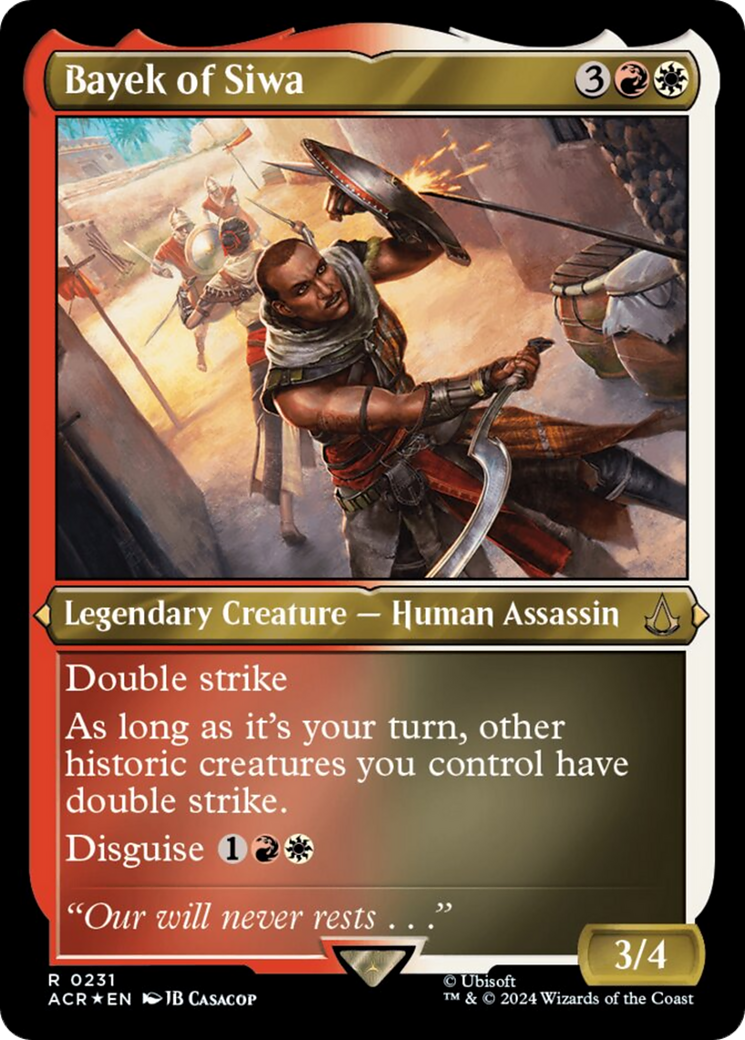 {R} Bayek of Siwa (Foil Etched) [Assassin's Creed][ACR 231]