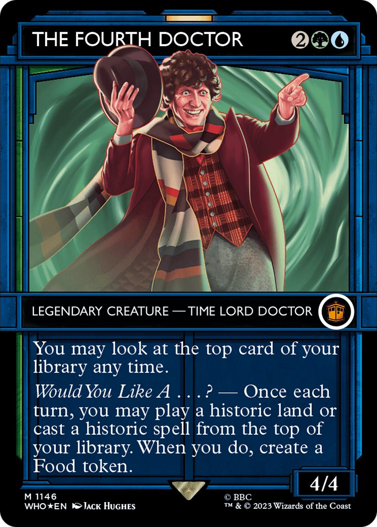 {R} The Fourth Doctor (Showcase) (Surge Foil) [Doctor Who][WHO 1146]