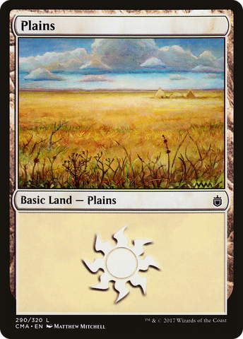 {B}[CMA 290] Plains (290) [Commander Anthology]