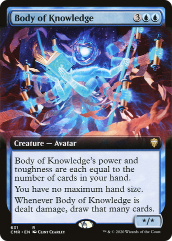{R} Body of Knowledge (Showcase) [Commander Legends][CMR 631]