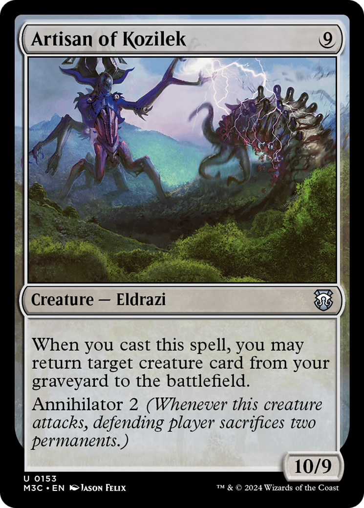 {C} Artisan of Kozilek (Ripple Foil) [Modern Horizons 3 Commander][RPF M3C 153]