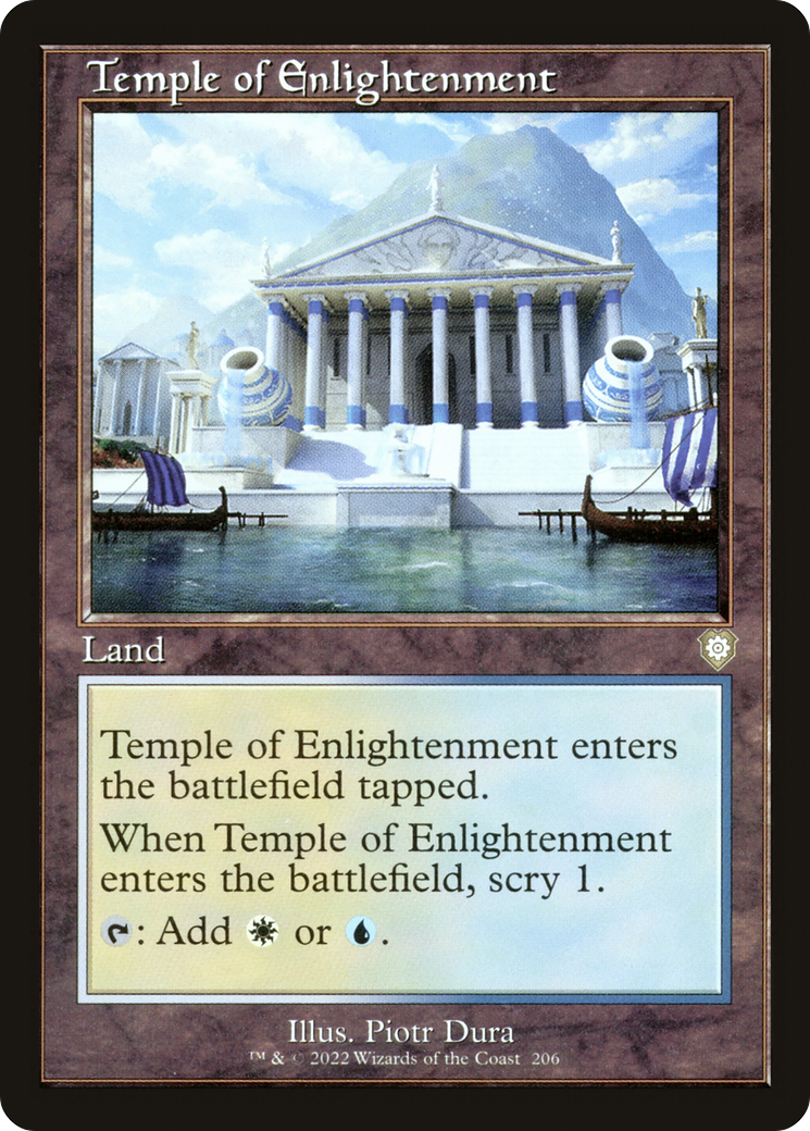 {R} Temple of Enlightenment (Retro) [The Brothers' War Commander][BRC 206]