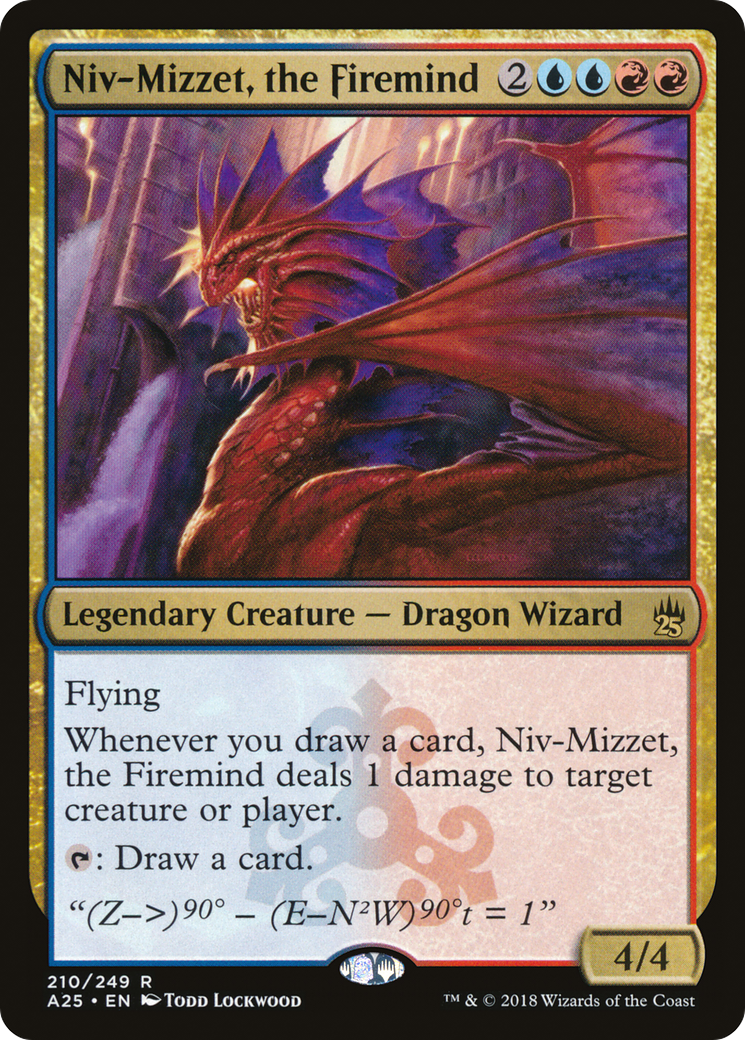 {R} Niv-Mizzet, the Firemind [Masters 25][A25 210] - Misty Mountain Games