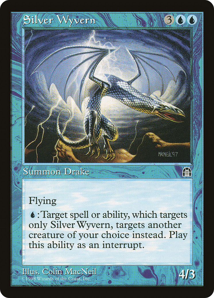 {R} Silver Wyvern [Stronghold][STH 043] - Misty Mountain Games