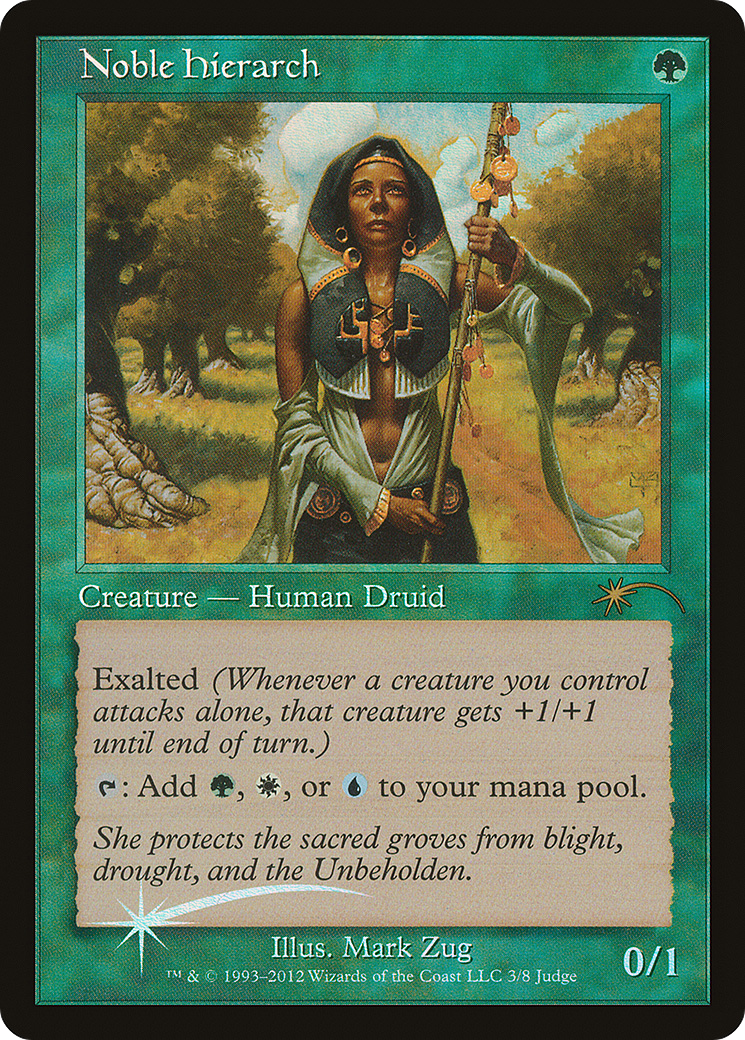 {R} Noble Hierarch [Judge Gift Cards 2012][PA J12 003] - Misty Mountain Games