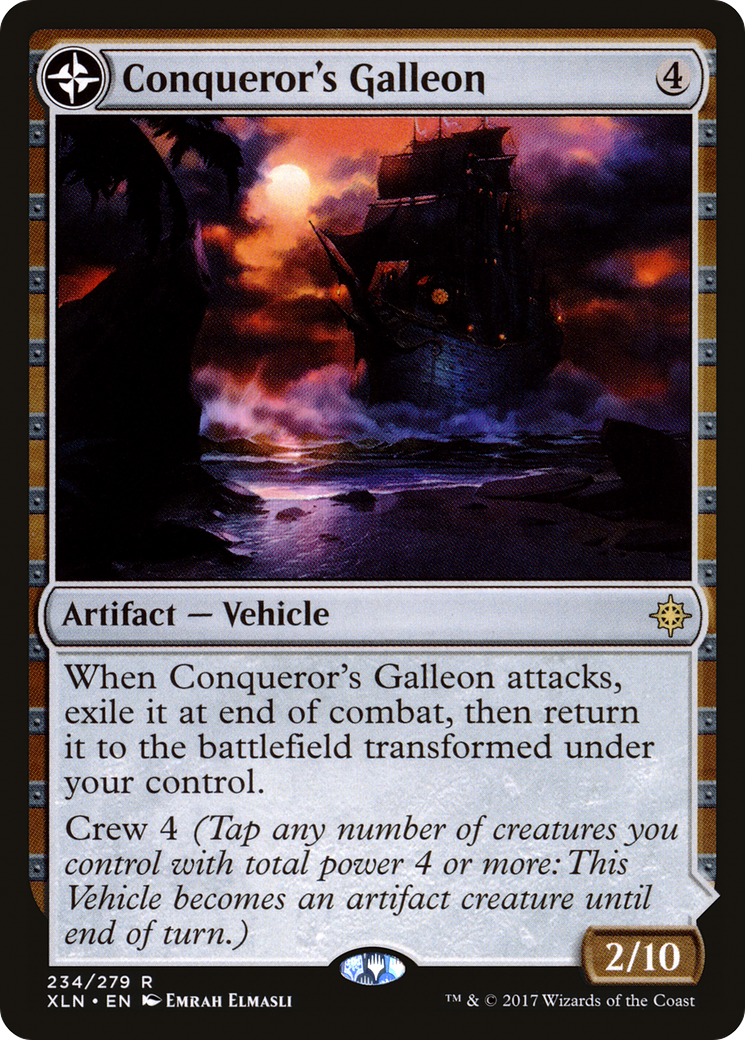 {R} Conqueror's Galleon // Conqueror's Foothold [Ixalan][XLN 234] - Misty Mountain Games