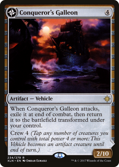 {R} Conqueror's Galleon // Conqueror's Foothold [Ixalan][XLN 234] - Misty Mountain Games