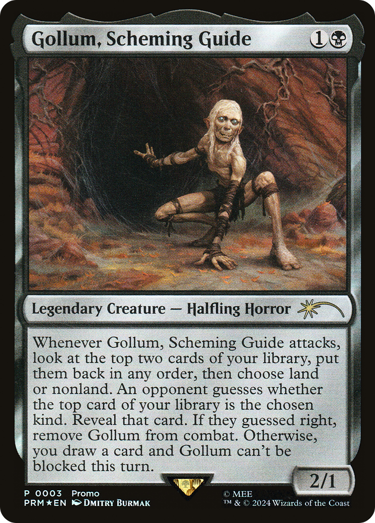 {R} Gollum, Scheming Guide [Resale Promos][PLTC 003]