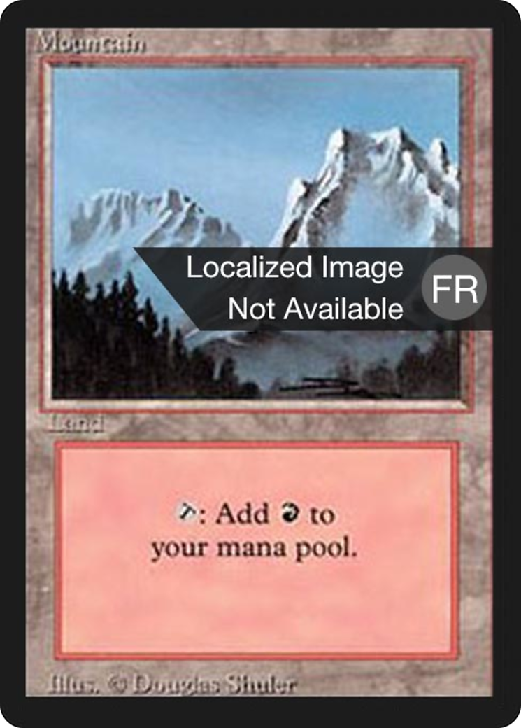 {B}[FBB 3ED 302] Mountain (B) [Foreign Black Border]