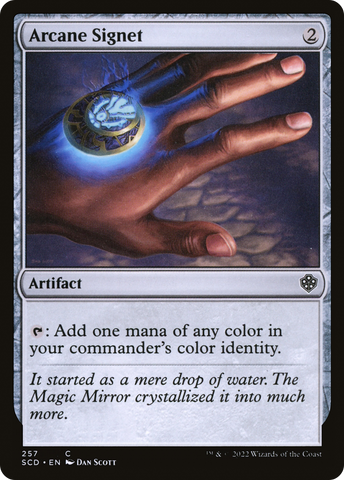 {C} Arcane Signet [Starter Commander Decks][SCD 257]