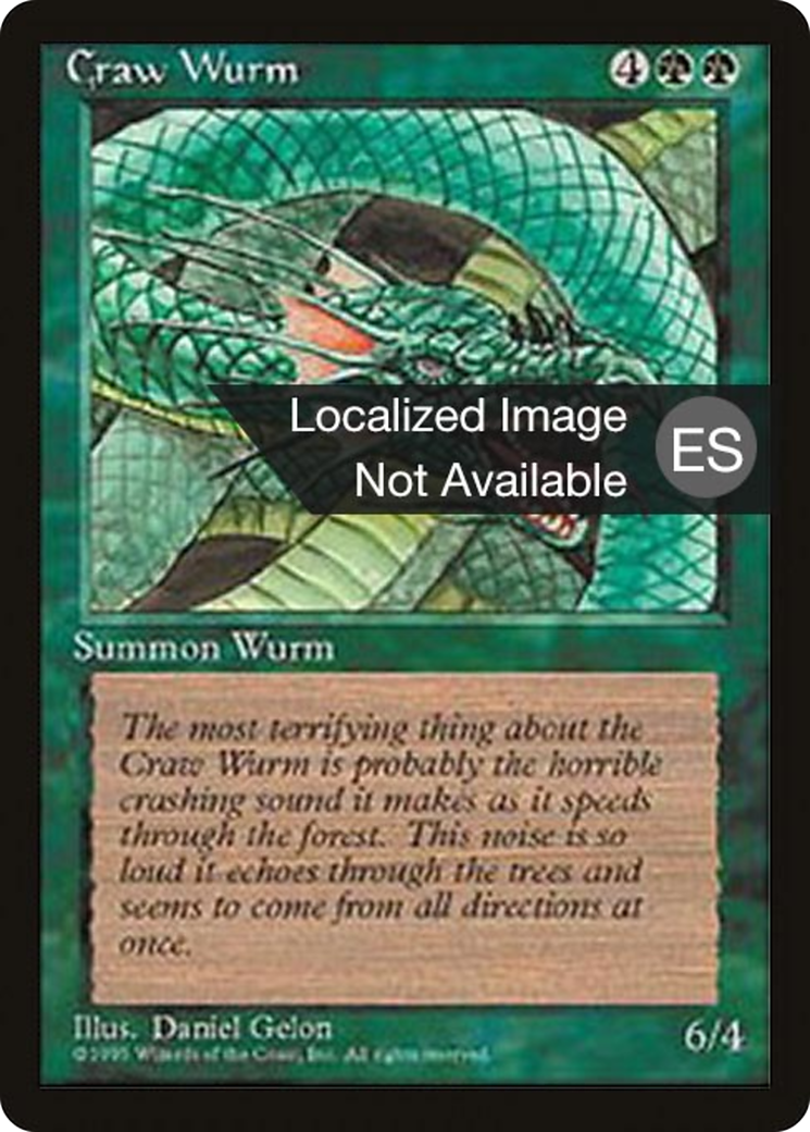 {F} Craw Wurm [Fourth Edition (Foreign Black Border)][FBB 4ED 238]