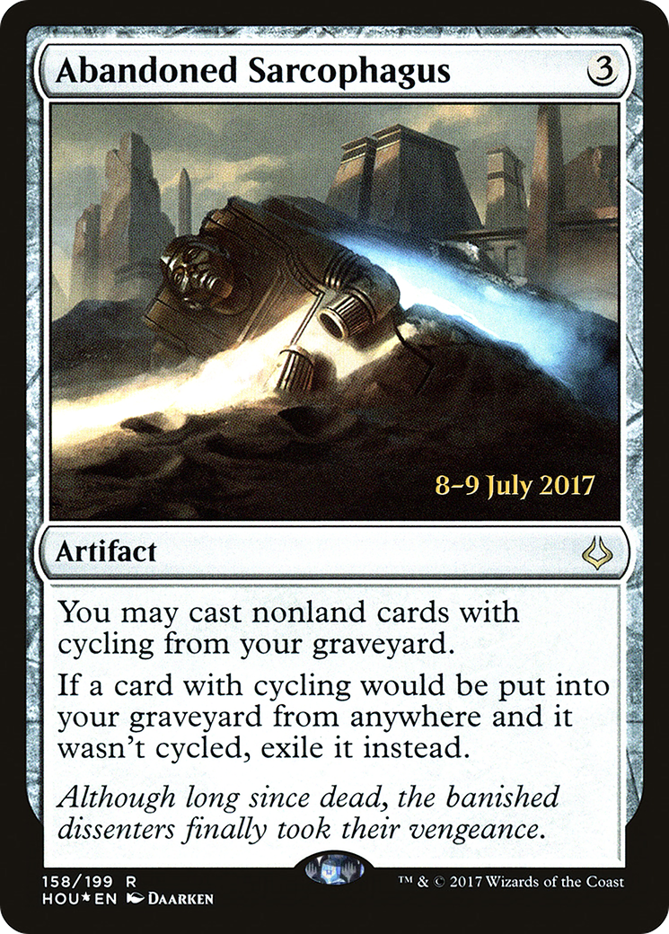 {R} Abandoned Sarcophagus [Hour of Devastation Prerelease Promos][PR HOU 158] - Misty Mountain Games