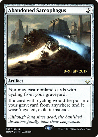 {R} Abandoned Sarcophagus [Hour of Devastation Prerelease Promos][PR HOU 158]